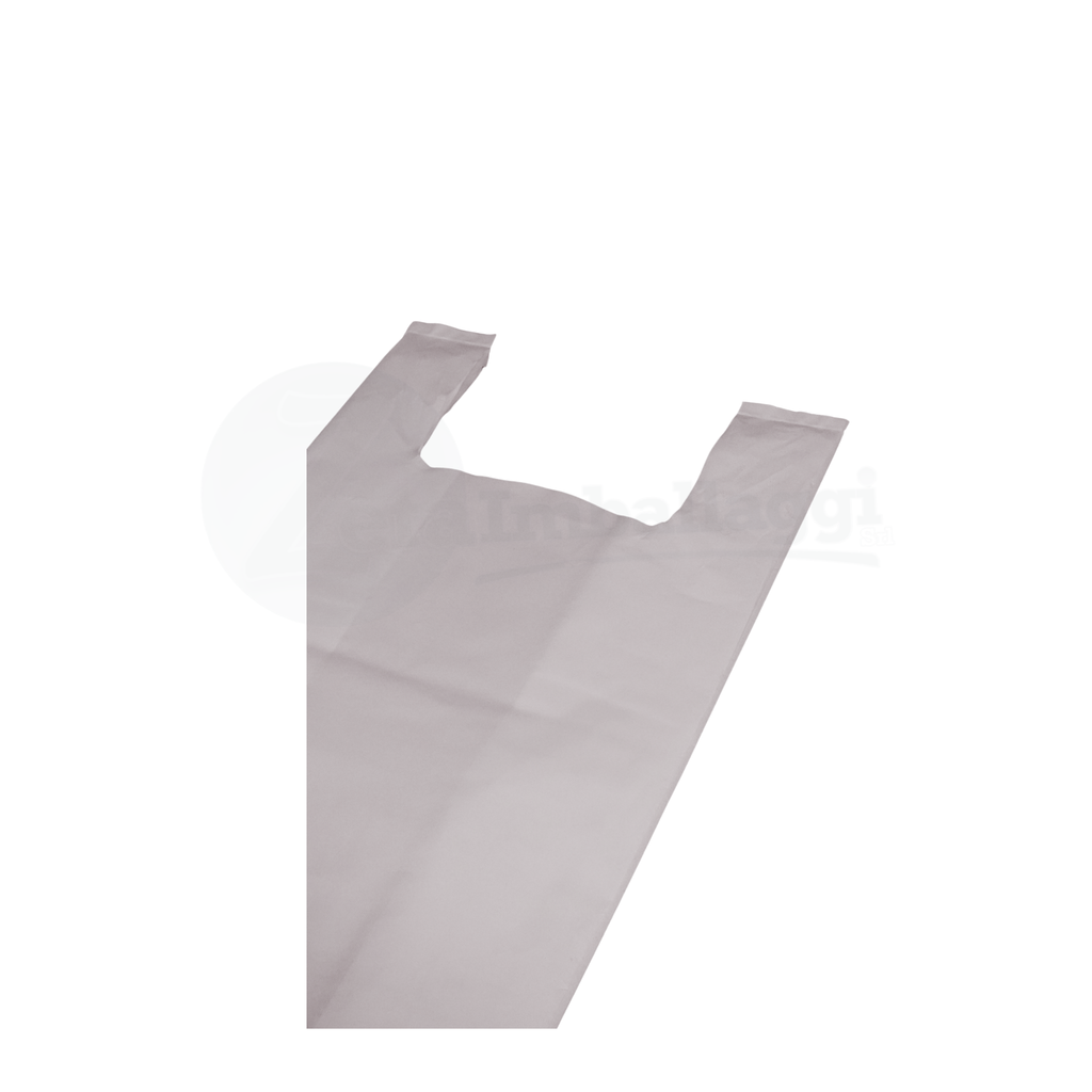 Shopper PLASTICA Bianche cm 38x69 h "LARGE" | Buste LD-PE (conf. 10 Kg)
