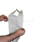Shopper PLASTICA Bianche cm 38x69 h "LARGE" | Buste LD-PE (conf. 10 Kg)