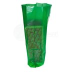 Shopper plastica COLORE VERDE cm 35x50 h | Manico a Fagiolo (100 pz)