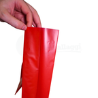 Shopper plastica COLORE ROSSO cm 40x60 h | Manico a Fagiolo (100 pz)