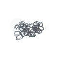 Sigilli in Acciaio Galvanizzato 25 mm per reggia TESSILE (conf 250 pz)