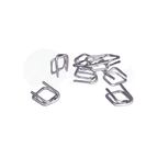 Sigilli in Acciaio Galvanizzato 25 mm per reggia TESSILE (conf 250 pz)