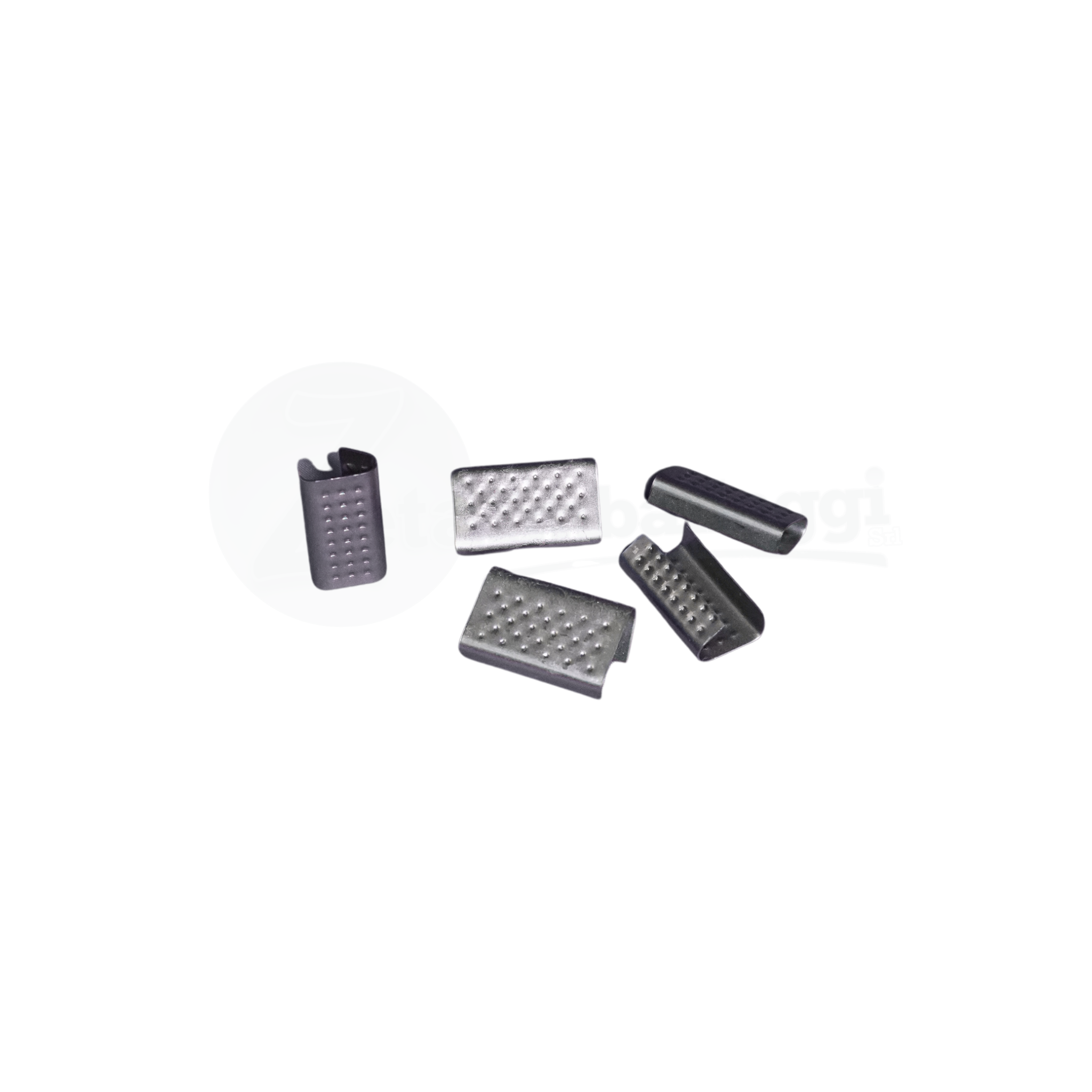 Sigilli in Acciaio Bulinato 16 mm (conf. 1000 pz) per Reggia PPL 15 mm