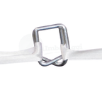 Sigilli in Acciaio Galvanizzato 25 mm per reggia TESSILE (conf 250 pz)