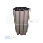 Tubi Postali AVANA in Cartone cm 8x65 H | per STAMPE (conf. 10 pz)