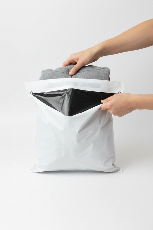 Buste in plastica per spedizione con corriere cm 27x35 H | conf. 500 pz