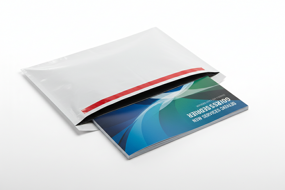 Buste in plastica per spedizione con corriere cm 27x35 H | conf. 500 pz