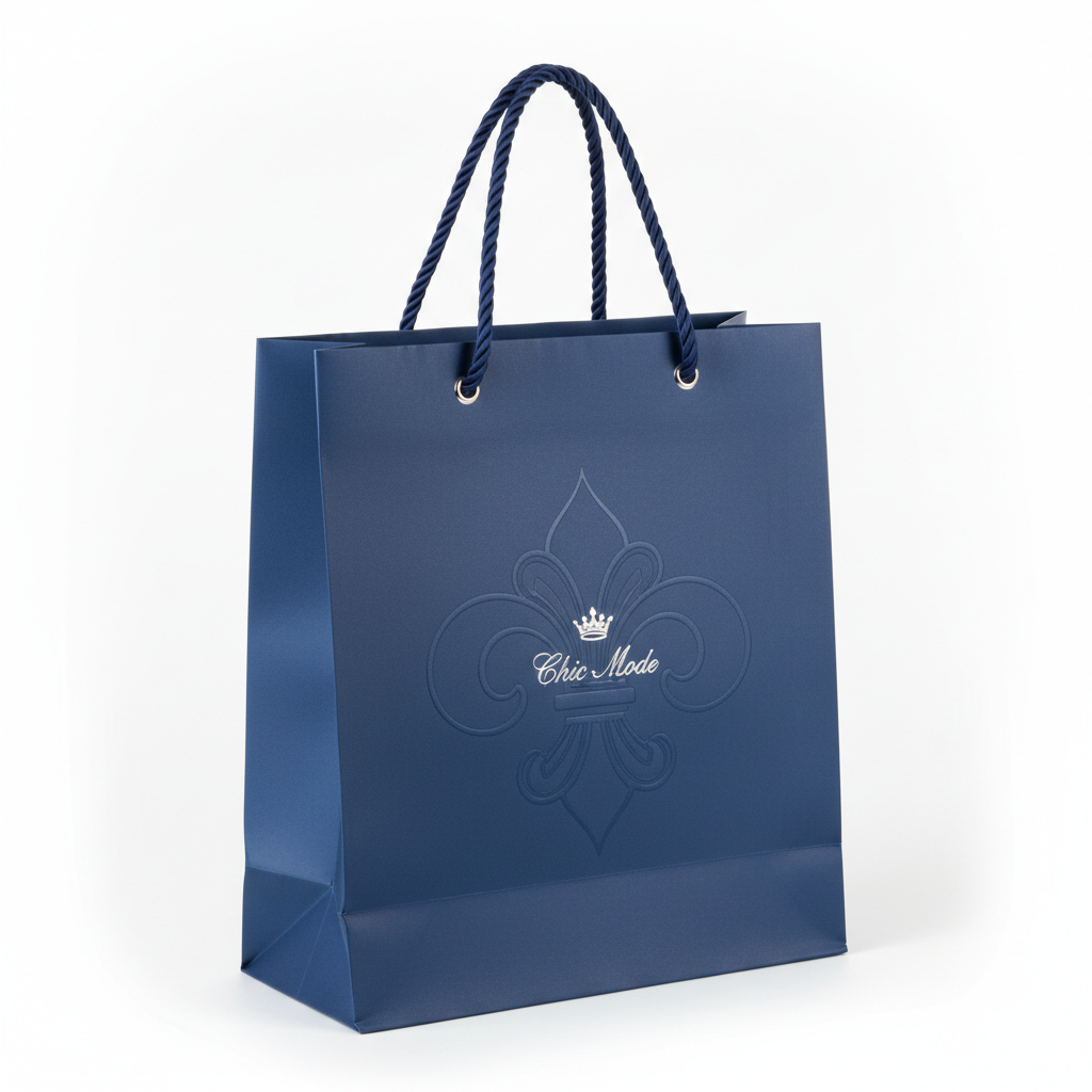 Shopper Regalo Carta cm 36x12x41 h | Con manico in cordino (12 pz)