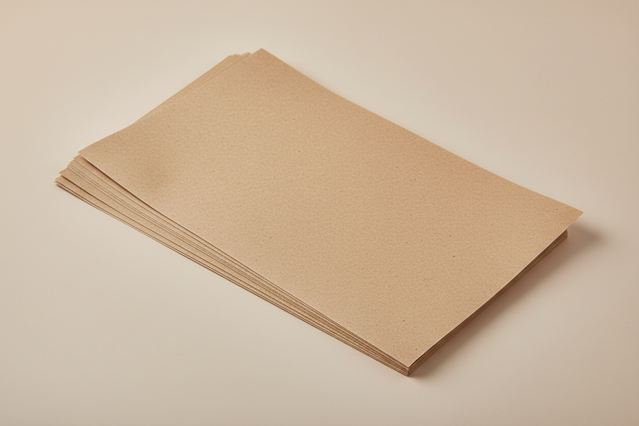 Carta pacco regalo colore AVANA in fogli cm 100x150 | conf. 5 pz