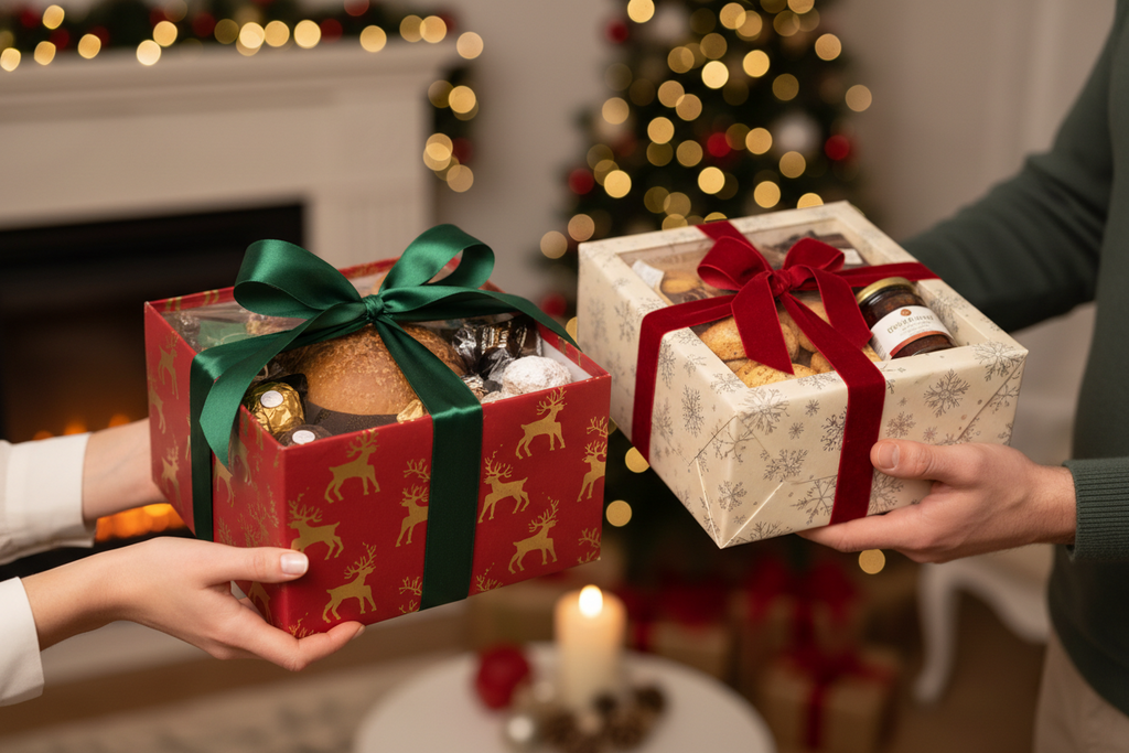 Scatole Natalizie cm 43x26x35 h per confezioni regalo | conf. da 10 pz