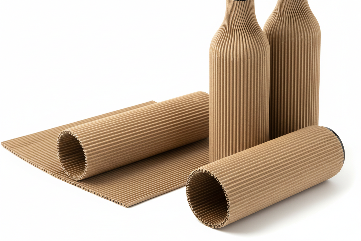 Manicotti protettivi porta vasetti in cartone cm 7x19 H | conf 100 pz