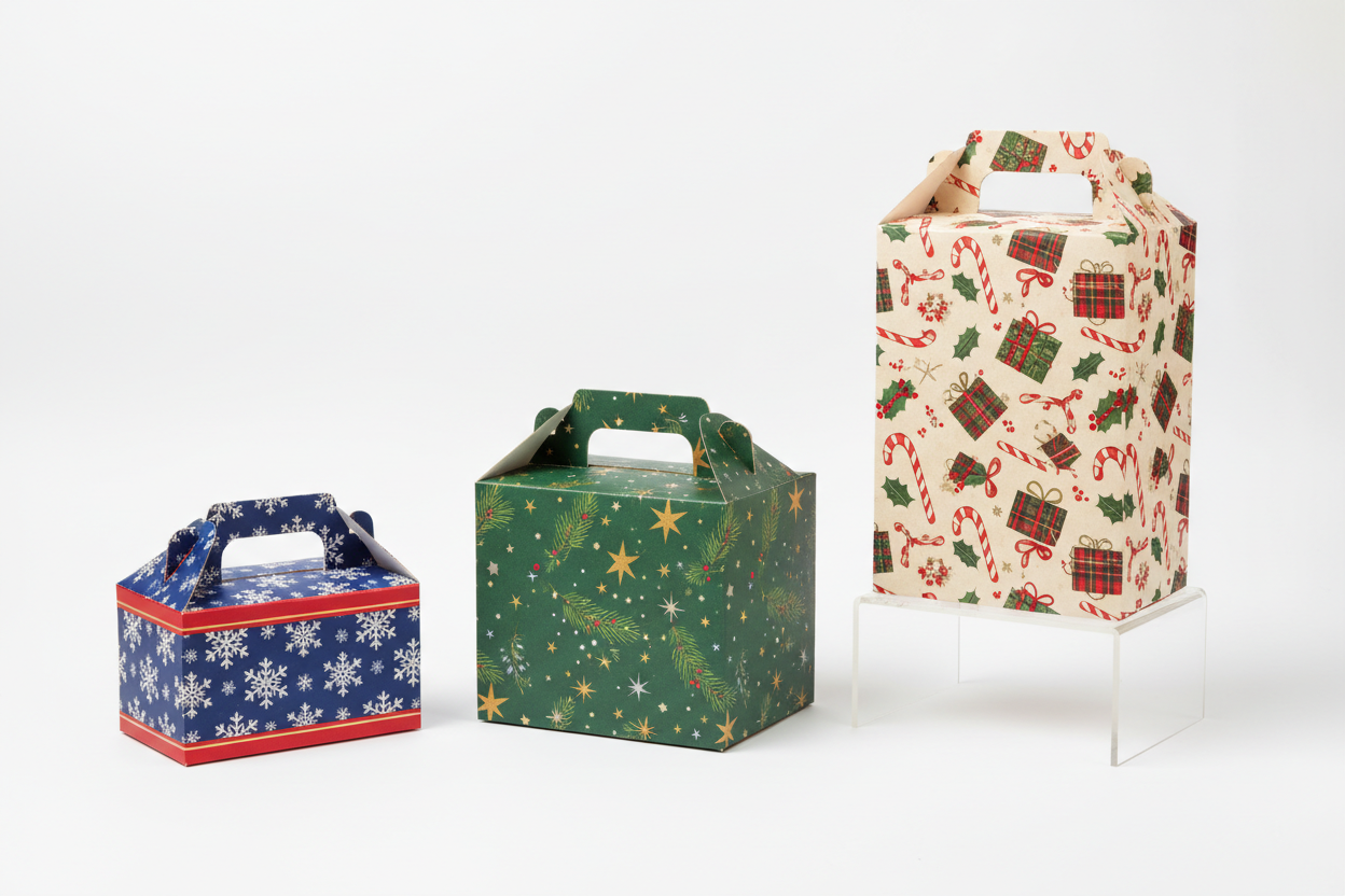 Scatole Natalizie cm 43x26x35 h per confezioni regalo | conf. da 10 pz