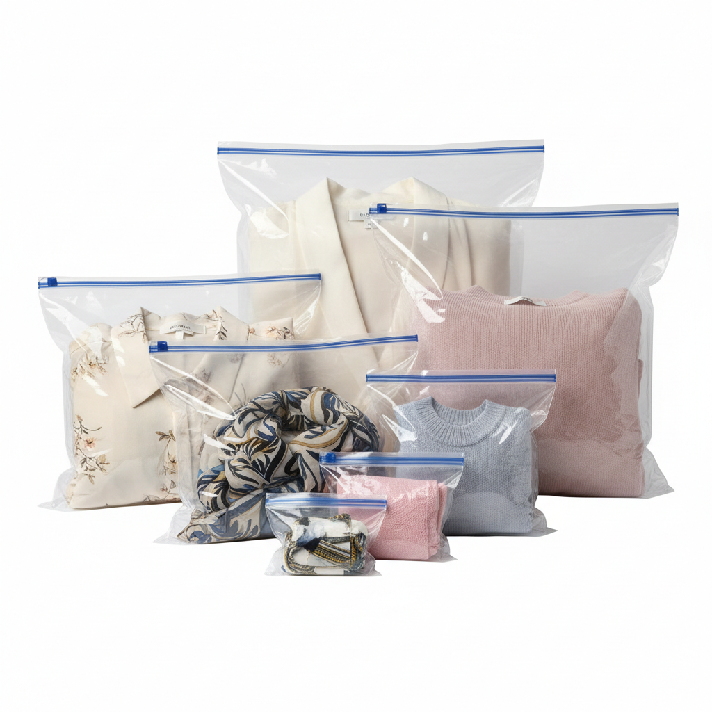 Sacchetti Chiusura Pressione cm 30x40 h | Per abbigliamento (100 pz)