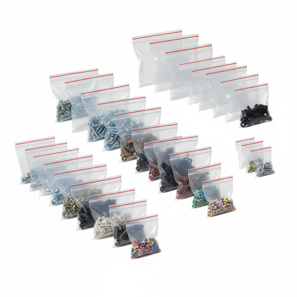 Sacchetti Chiusura Pressione cm 8x12 h | Per minuteria (100 pz)