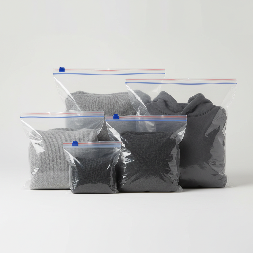 Sacchetti Chiusura Pressione cm 30x40 h | Per abbigliamento (100 pz)