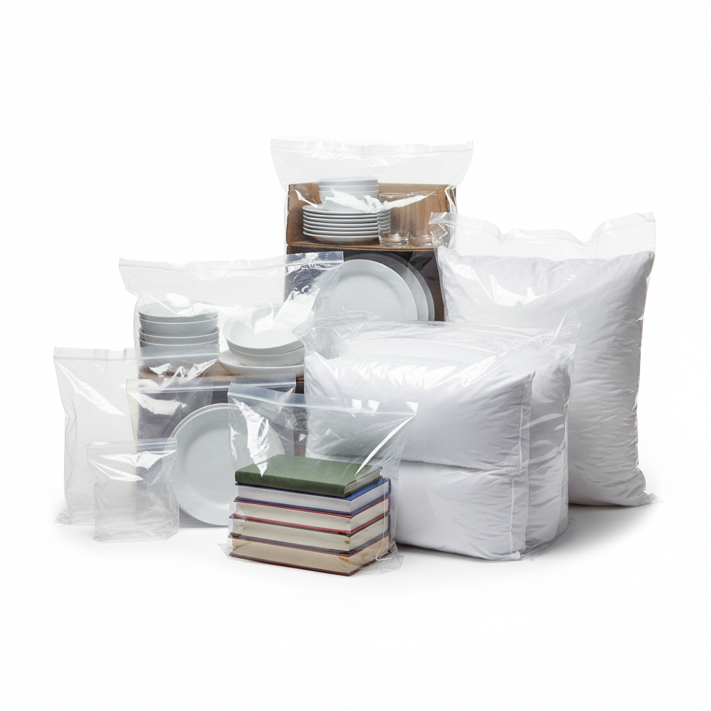 Sacchetti Trasparenti in PE Aperti | Bustine in Plastica 35x55 (250 PZ)