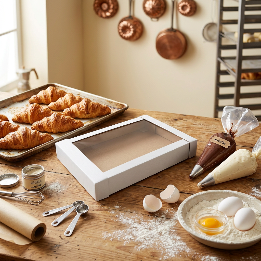 Scatola per Gastronomia APERTA cm 62x41x9 h (conf 50 pz) | Cornetti